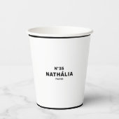 CC (シック&クラシック) 紙コップ (裏面)