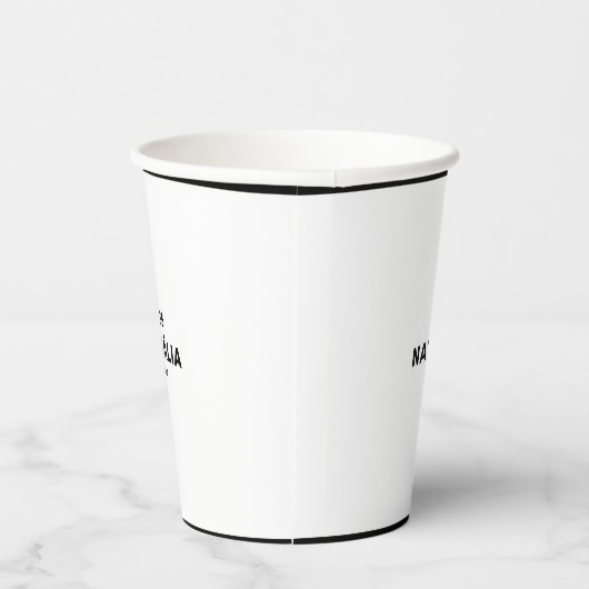 CC (シック&クラシック) 紙コップ (右)