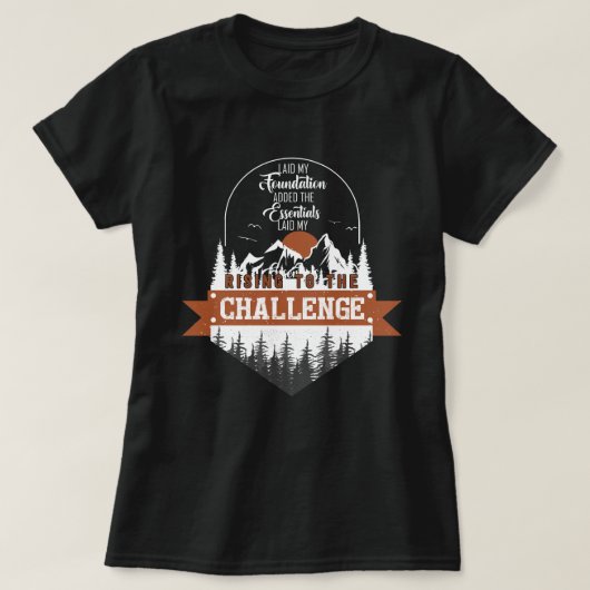CC Conversation Rising to the Challengeホームスクール Tシャツ (デザイン正面)