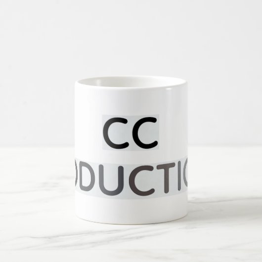 CC Productions Black-to-Grey Fade Coffee Mug コーヒーマグカップ (中央)