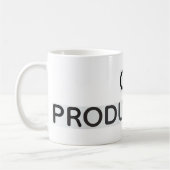 CC Productions Black-to-Grey Fade Coffee Mug コーヒーマグカップ (左)