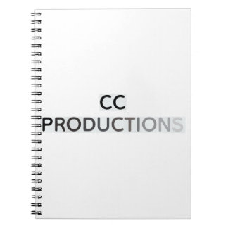 CC Productions Black-to-Grey Fade Spiral Notebook ノートブック
