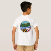 CC tシャツスタイル2ブラックインク Tシャツ (裏面フル)