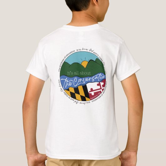 CC tシャツスタイル2ブラックインク Tシャツ (裏面)