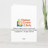 CCAによるオリジナルのアートワークは- 2011休暇の季節をからかいます シーズンカード (裏面)