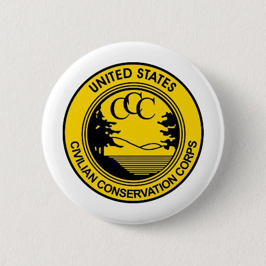 CCCの記念する一般市民の保存隊 缶バッジ (正面)