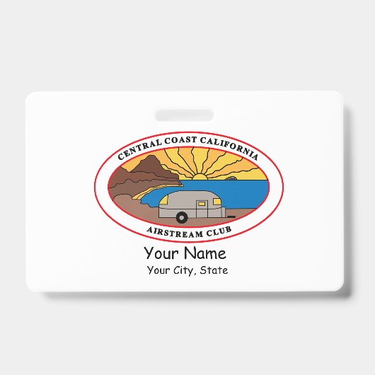 CCCAC名バッジ バッジ (正面)