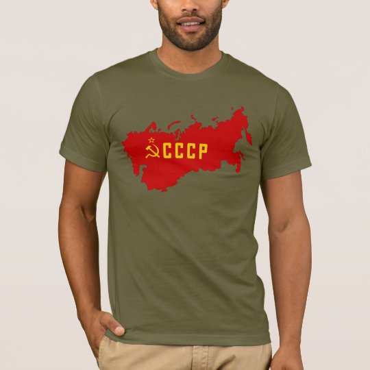 Cccpソビエト連邦の地図 Tシャツ Zazzle Co Jp