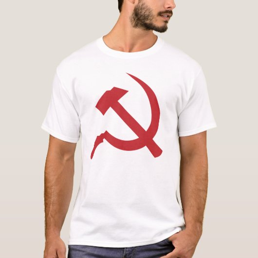 cccpのソビエト社会主義共和国連邦のソ連国旗 tシャツ (正面)