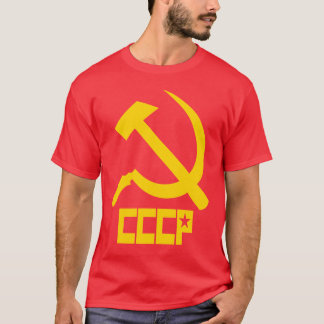 CCCPのソ連国旗 Tシャツ