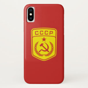 CCCPの紋章の共産主義の箱、AppleのiPhone X iPhone X ケース