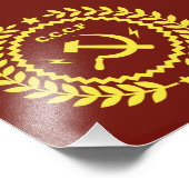 CCCPハマー&鎌エンブレムコダックフォト紙 フォトプリント (角)