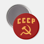 cccpヴィンテージロシアのussrハンマー及び鎌 マグネット (正面/裏面)