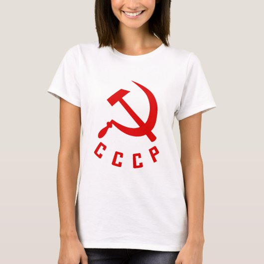 CCCP (スタイルN)の女性のワイシャツ Tシャツ (正面)