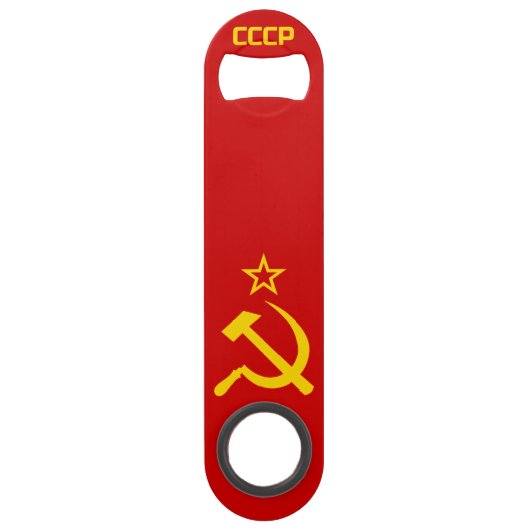 CCCP -ソビエト連邦の旗 スピード栓抜き (正面)