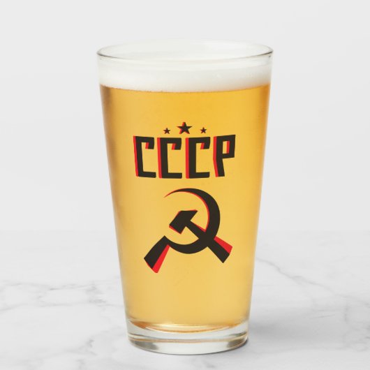 CCCP ピントグラス タンブラーグラス (ドリンク正面)
