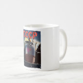 CCCP レトロ ビンテージ ソビエト 列車 ポスター コーヒーマグカップ (正面右)