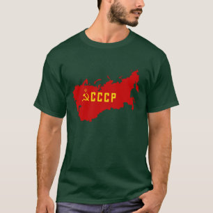 CCCP (地図) Tシャツ
