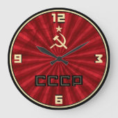 CCCP 壁掛け時計 ラージ壁時計 (正面)