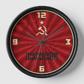 CCCP 壁掛け時計 壁時計 (正面)