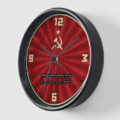 CCCP 壁掛け時計 壁時計 (傾斜)