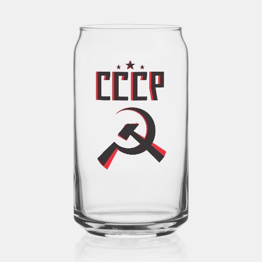 CCCP 缶スキー ガラス缶 (正面)