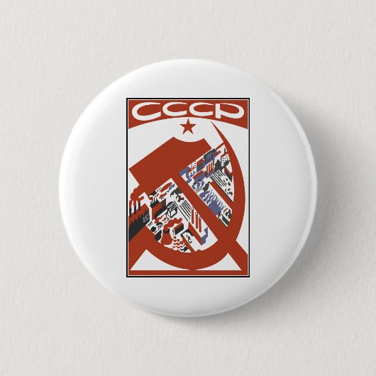 CCCP 缶バッジ (正面)