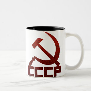 CCCP 鎌と槌 ツートーンマグカップ
