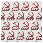 CCCP 鎌と槌 ファブリック (クローズアップ)