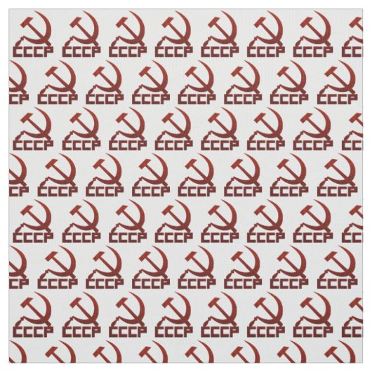 CCCP 鎌と槌 ファブリック (見本)