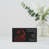CCCP 鎌と槌 名刺 (スタンド正面)