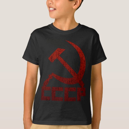 CCCP 鎌と槌 Tシャツ (正面)