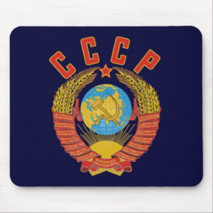 CCCP mousepadソビエト紋章付き外衣 マウスパッド