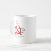 CCCP_red コーヒーマグカップ (正面左)