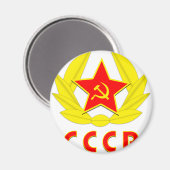 cccp ussrハンマー及び鎌エンブレム マグネット (正面/裏面)