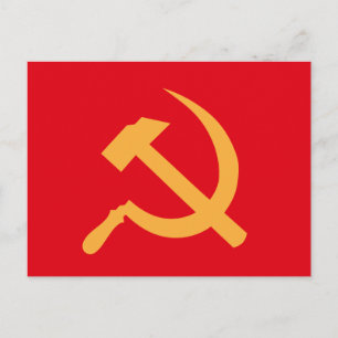 cccp ussrハンマー及び鎌 ポストカード