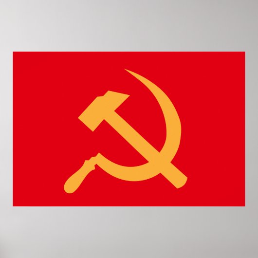 cccp ussr hammer and sickle ポスター (正面)