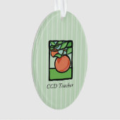 CCD先生ありがとう、アップル オーナメント (正面)