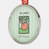 CCD先生ありがとう、アップル メタルオーナメント (左)