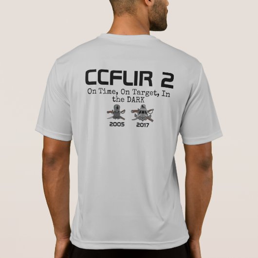 CCFLIR 2の技術のティー Tシャツ (裏面)