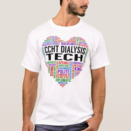 Ccht Dialysis Tech Heart Tシャツ (正面)