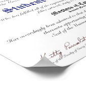 CCLUディプロマ – Navy Seal - Catポートレート ポスター (角)