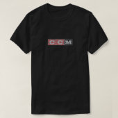 CCM logo Fitted Scoop Tシャツ (デザイン正面)