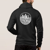 CCNフード付きスウェットシャツ(月) パーカ (裏面)