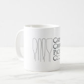 CCPC 11のoz。 クラシックで白いマグ コーヒーマグカップ (正面左)