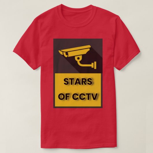 CCTVの星 Tシャツ (デザイン正面)