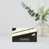 CCTV搭載カメラ、セキュリティカメラサービス 名刺 (スタンド正面)