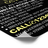 CCTV搭載カメラ、CCTVセキュリティ広告ズ ポスター (角)