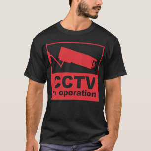 CCTV監視セキュリティカメラ閉回路P Tシャツ