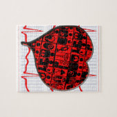 CCUのハートEKGの医学の専門 ジグソーパズル (横)